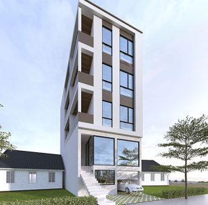 nhà phố 5 tầng làm nhà ở kết hợp kinh doanh