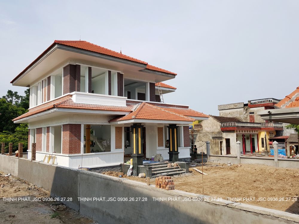xây biệt thự trọn gói hà nội-đông anh-2018