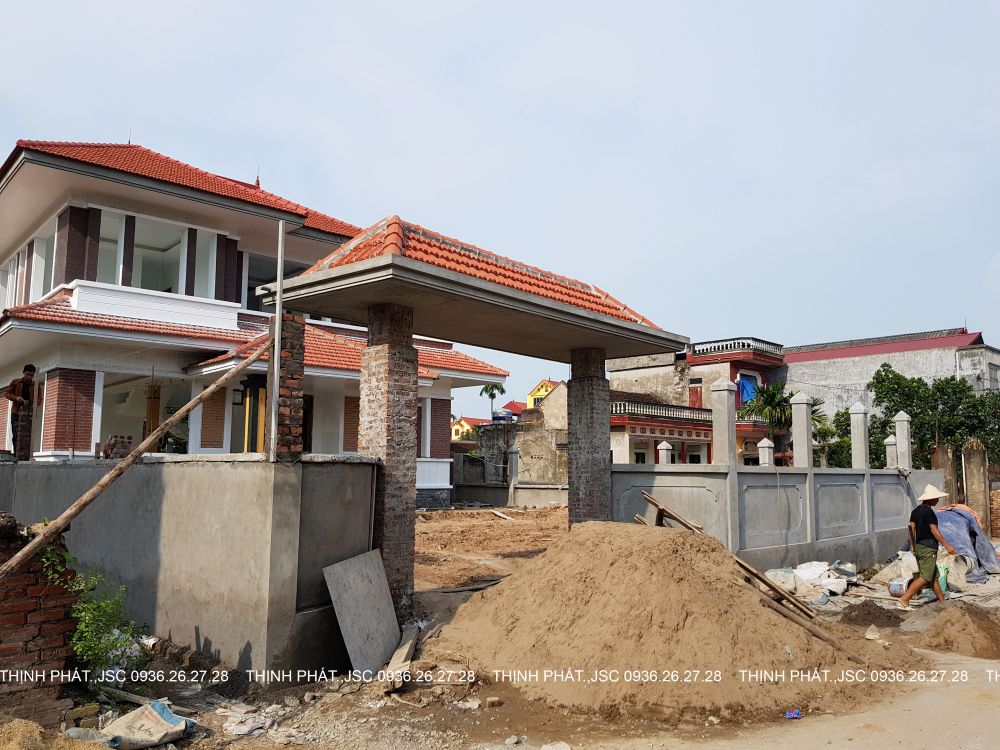 xây biệt thự trọn gói hà nội-đông anh-2018
