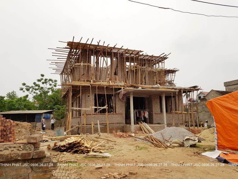 xây biệt thự trọn gói hà nội-đông anh-2018
