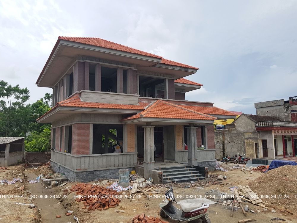 xây biệt thự trọn gói hà nội-đông anh-2018