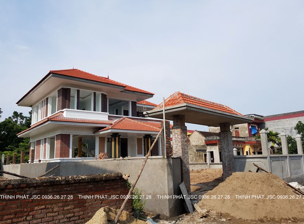 xây biệt thự trọn gói hà nội-đông anh-2018