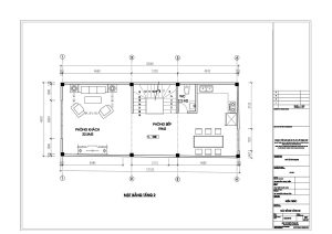 Bản vẽ nhà phố 4.5 tầng 60m2