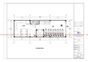 bản vẽ nhà 6 tầng 4.1mx12.5m
