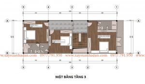 nhà phố bán cổ điển 4 tầng 6.4m x 18m