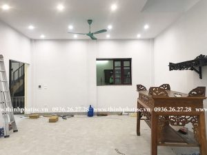 xây nhà khung thép 2 tầng tại Cát Linh, Đống Đa