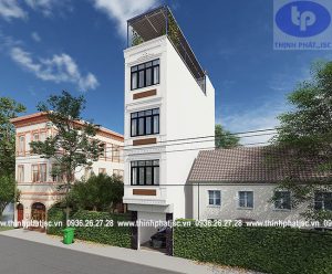 xây nhà trọn gói nhà phố 42.5m2 quận Tây Hồ