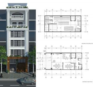 thiết kế tòa nhà văn phòng