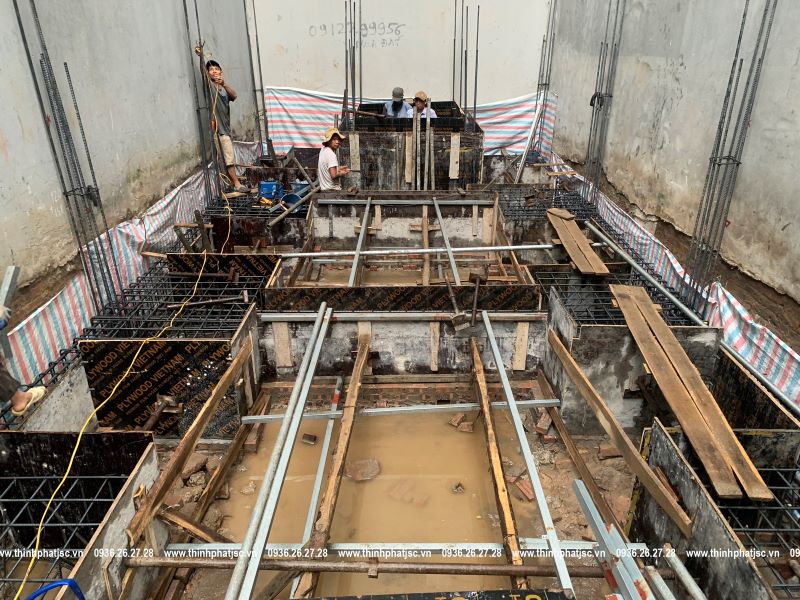 xây nhà trọn gói quận hà đông - ct văn phú - móng