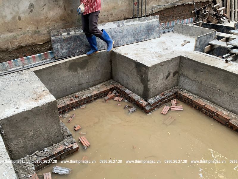 xây nhà trọn gói quận hà đông - ct văn phú - móng