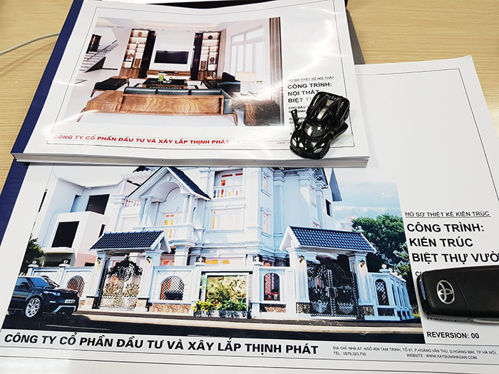 hồ sơ thiết kế biệt thự 3 tầng