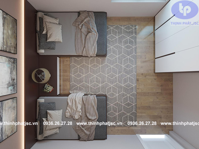thiết kế nội thất phòng ngủ biệt thự