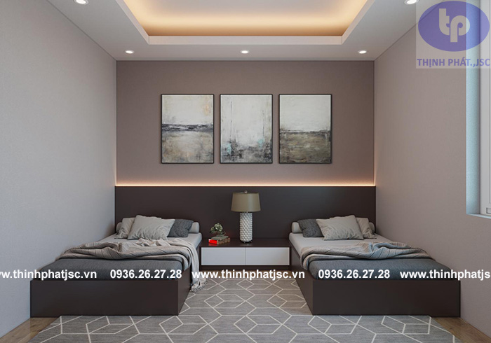 thiết kế nội thất phòng ngủ biệt thự