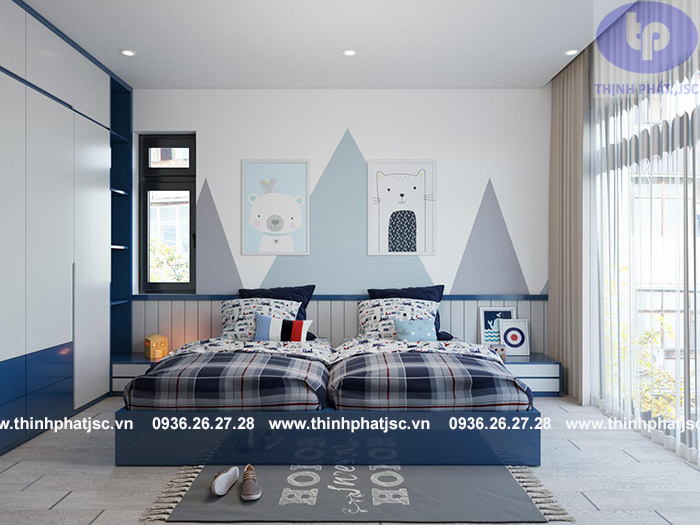 thiết kế nội thất phòng ngủ biệt thự