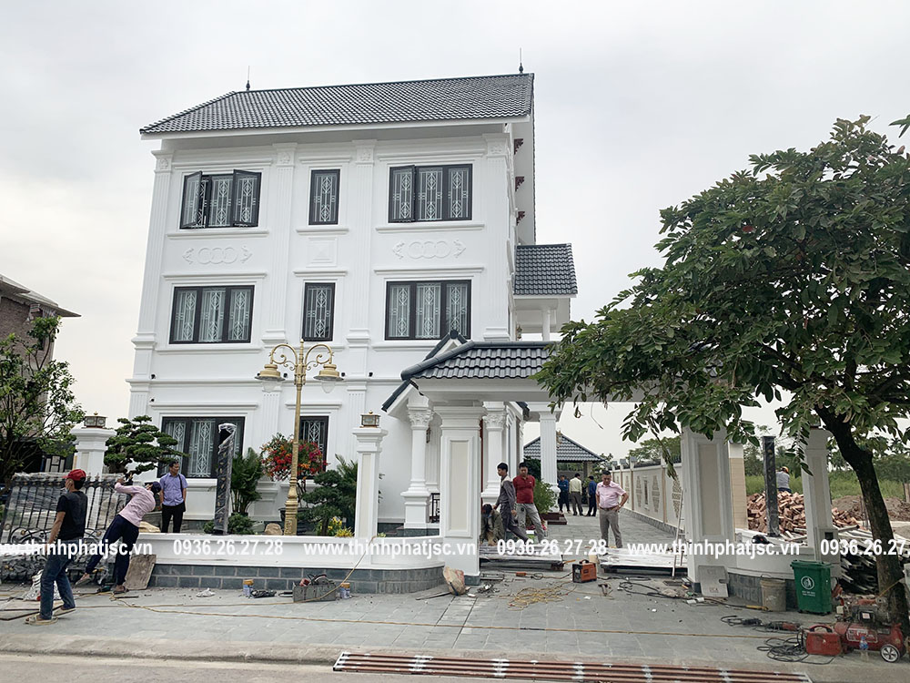 thiết kế biệt thự 3 tầng 150m2