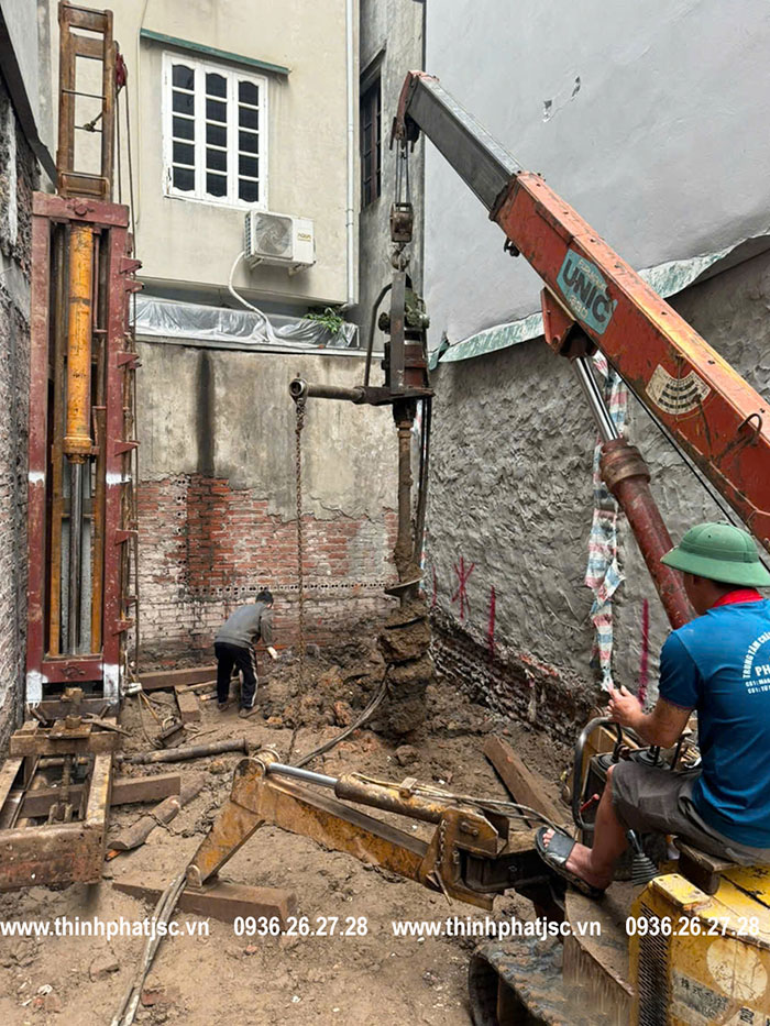 thi công phần thô công trình Xuân Đỉnh, Bắc Từ Liêm