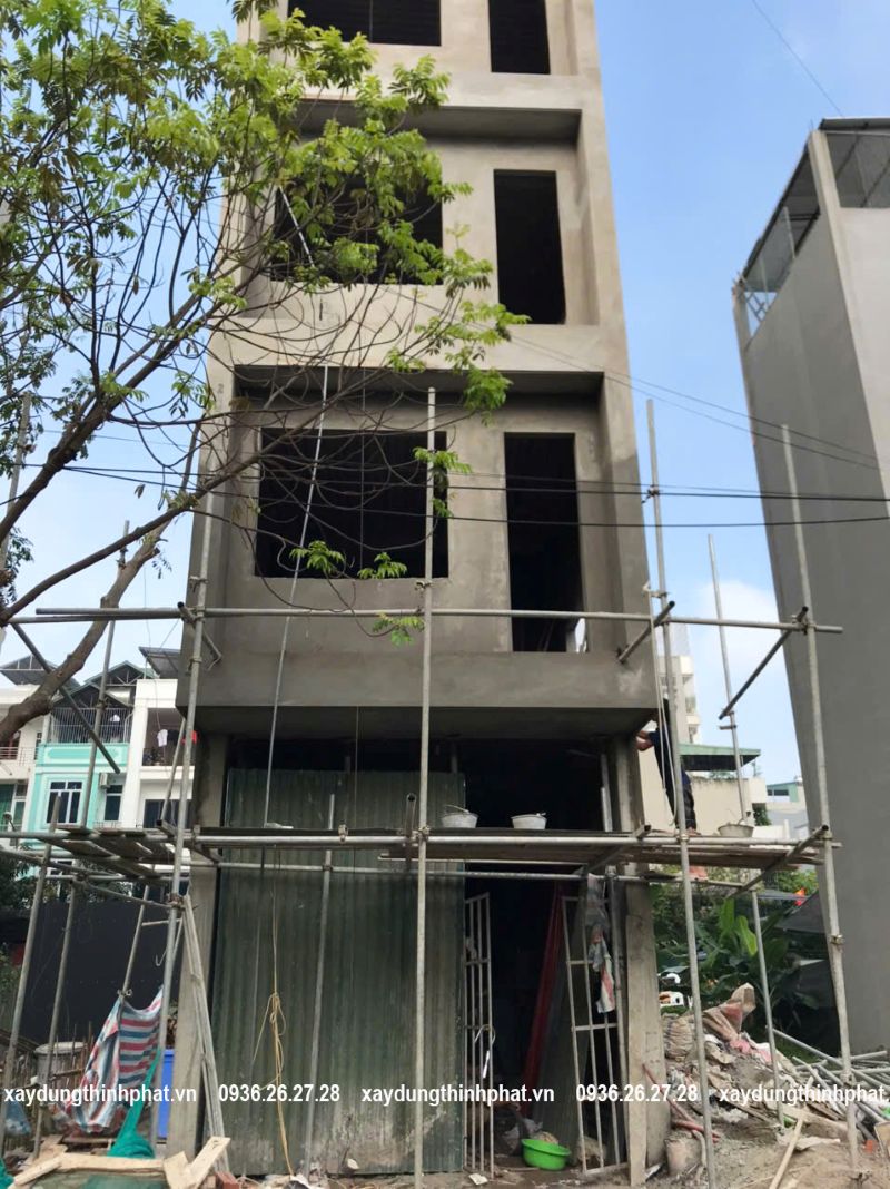 tiến độ công trình xây nhà trọn gói quận hà đông