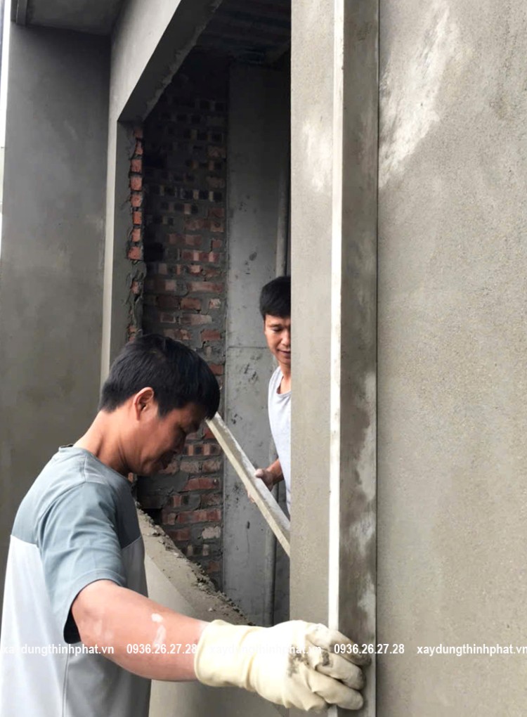 tiến độ công trình xây nhà trọn gói quận hà đông